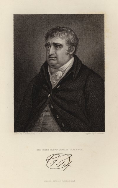 Çok Sayın Charles James Fox by English School