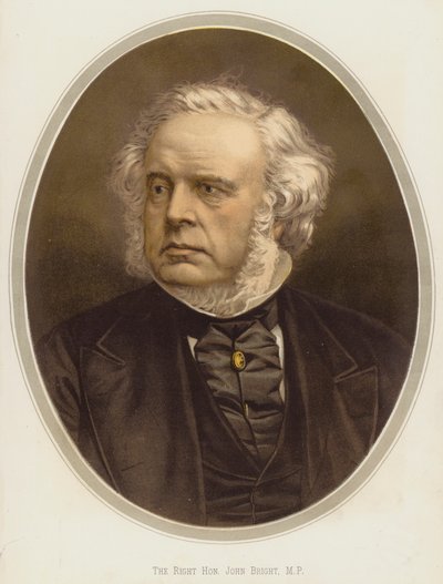 Saygıdeğer John Bright, Milletvekili (chromolitho) by English School