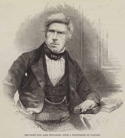 Çok Sayın Lord Brougham (gravür) by English School