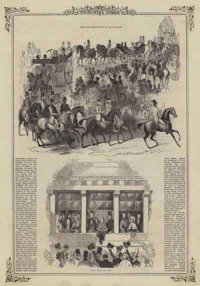 Ascot Yarışlarına Kraliyet Alayı by English School