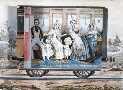 Kraliyet Demiryolu Arabası, c.1848 by English School