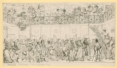 Kraliyet Salonu, Piccadilly, Londra by English School
