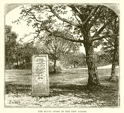 Yeni ormandaki Rufus Taşı by English School