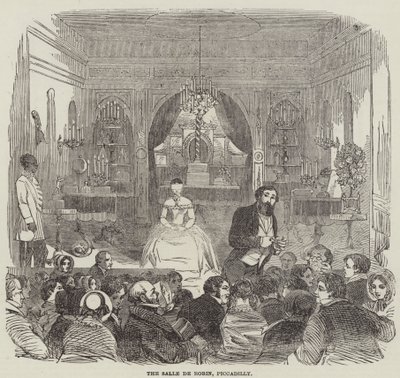 Salle de Robin, Piccadilly (gravür) by English School