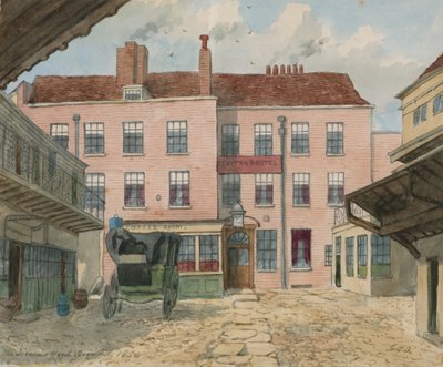 Saracens Head, Snow Hill (kağıt üzerinde wc) by English School