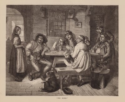 "The Score" (gravür) by English School