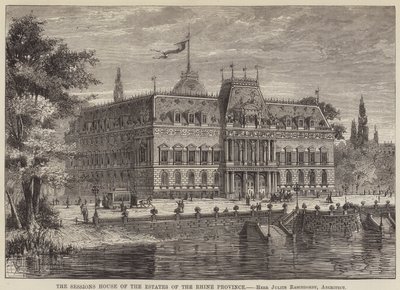 Ren Eyaleti Malikanelerinin Oturum Evi (gravür) by English School