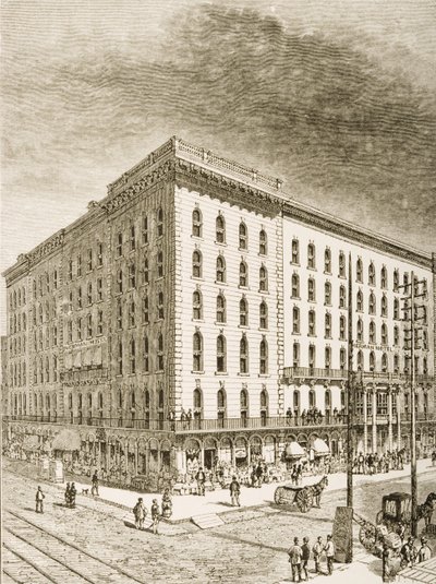 The Sherman Hotel, Chicago, 1870 dolaylarında, Dini Yol Derneği tarafından yayınlanan 