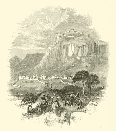 Korint Kuşatması (gravür) by English School