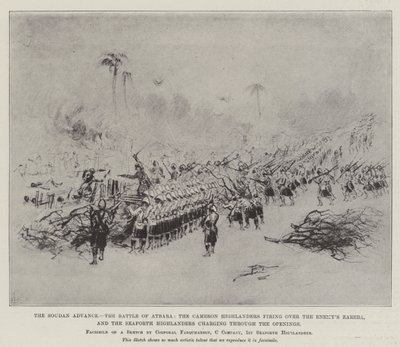 Soudan İlerlemesi, Atbara Savaşı, Düşmanın Zareba