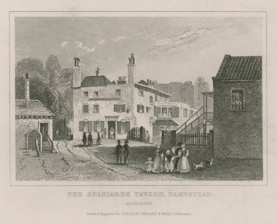 İspanyollar Tavern, Hampstead, Londra by English School