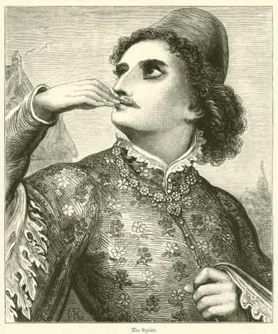 Squire (gravür) by English School