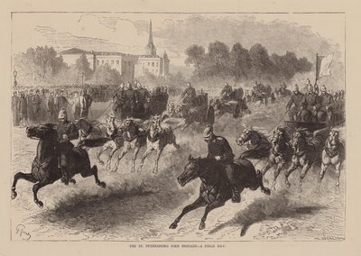 St Petersburg İtfaiye Teşkilatı, Bir Tarla Günü (gravür) by English School