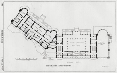"Yıldız ve Jartiyer" Richmond (gravür) by English School