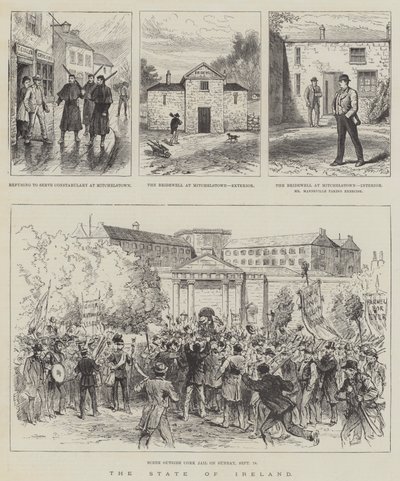 İrlanda Devleti (gravür) by English School