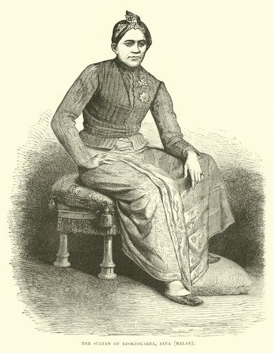 Djokjakarta Sultanı, Java, Malay by English School