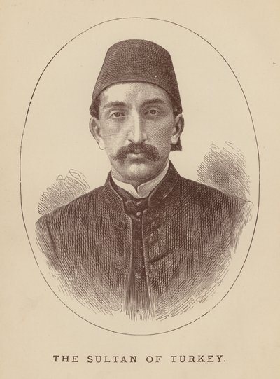 Türkiye Sultanı (gravür) by English School