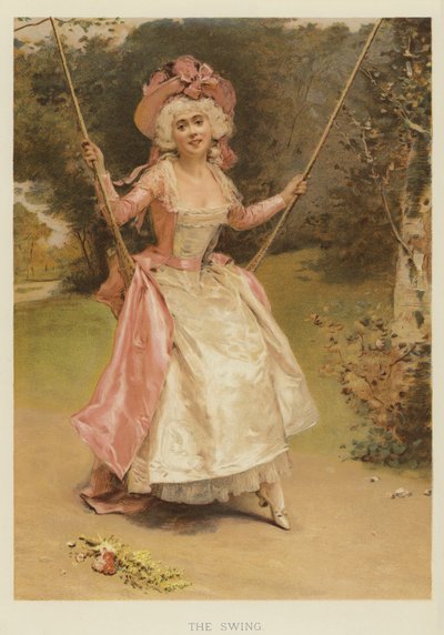 Salıncak (kromolitho) by English School