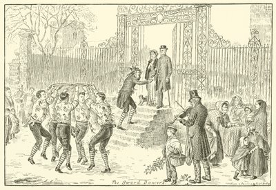 Kılıç Dansçıları (gravür) by English School