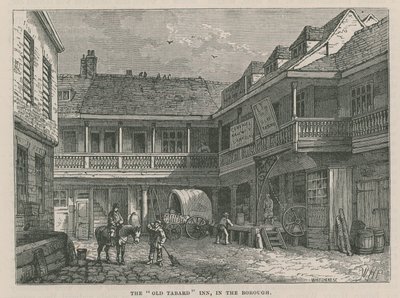 Tabard Inn, Southwark by English School