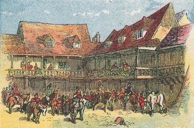 Tabard Inn, Southwark by English School