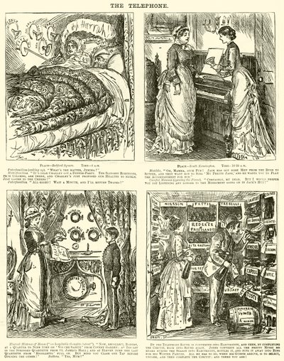 Telefon (gravür) by English School