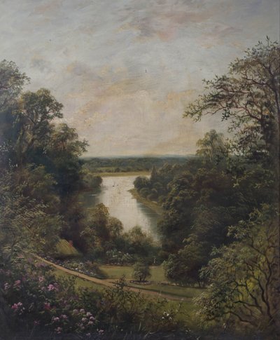 Teras Bahçelerinden Thames Nehri, Richmond, Surrey by English School