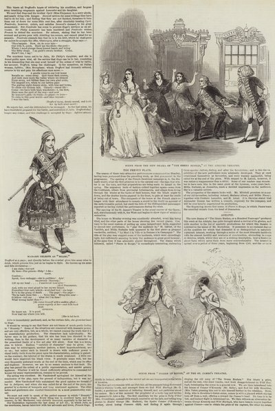Tiyatrolar (gravür) by English School