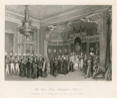 Taht Odası, Buckingham Sarayı by English School