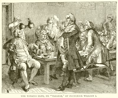 I. Frederick William'ın Tütün Kulübü veya Tabagie by English School