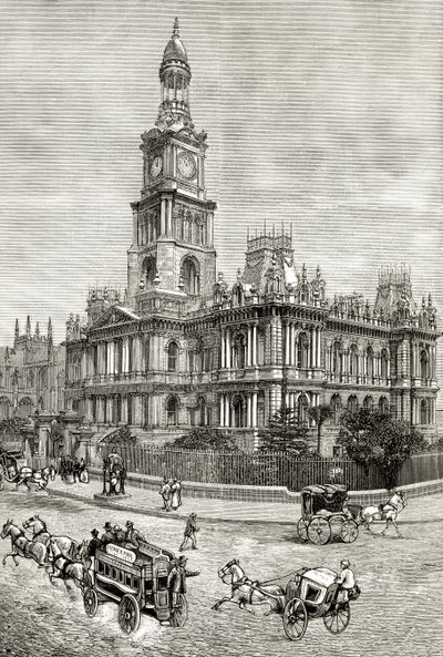 The Town Hall, Sidney, c.1880, Howard Willoughby