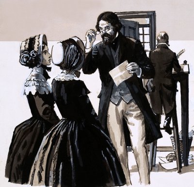 Brontes Trajedisi (kağıt üzerinde guaj) by English School
