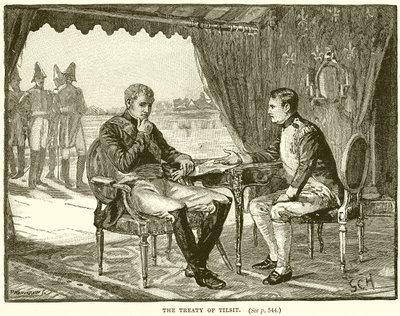 Tilsit Antlaşması by English School