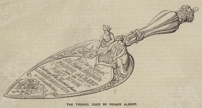 Prens Albert tarafından kullanılan Mala (gravür) by English School