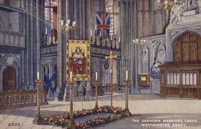 Bilinmeyen Savaşçılar Mezarı, Westminster Abbey by English School