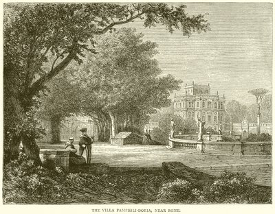 Roma yakınlarındaki Villa Pamphili-Doria by English School