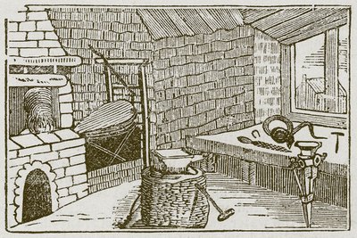 Engerek ve Dosya (gravür) by English School