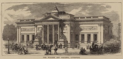 Walker Sanat Galerisi, Liverpool (gravür) by English School