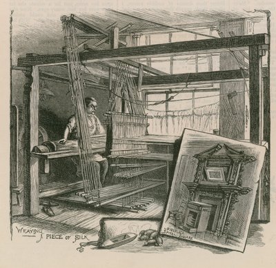 Spitalfields Dokumacıları by English School