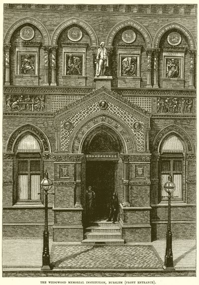 Wedgwood Memorial Institution, Burslem (Ön Giriş) by English School