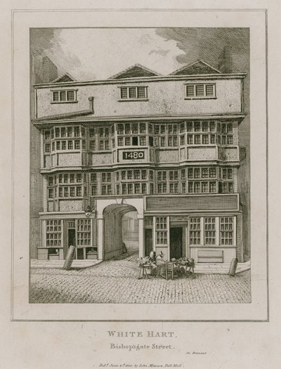 White Hart, Bishopsgate Caddesi by English School