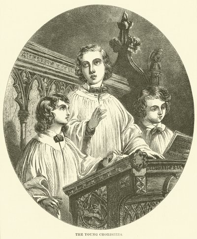 Genç Koristler (gravür) by English School