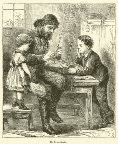 Genç Denizci (gravür) by English School