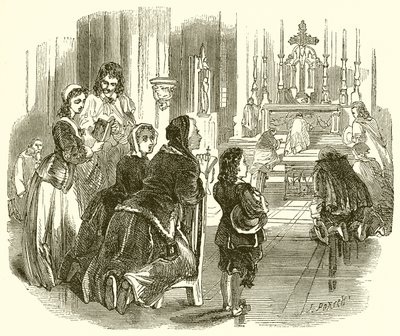 Kilisede Genç Moliere by English School