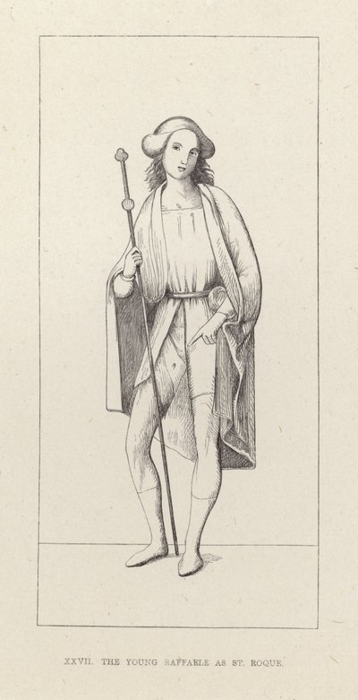 Genç Raphael, St Roque olarak by English School