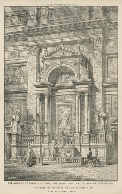 Yeni Oratory kilisesi için St Philip Neri