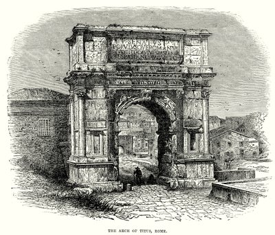 Titus Kemeri, Roma (gravür) by English School