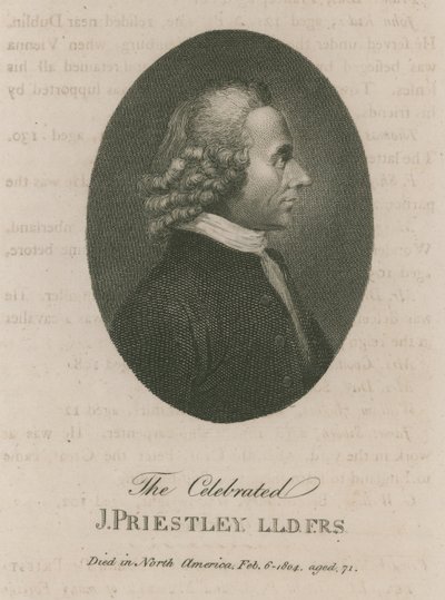 Ünlü Joseph Priestley by English School