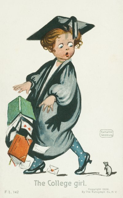 Üniversiteli kız (renkli lito) by English School