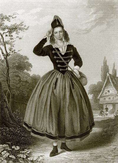 The daughter of the regiment by English School